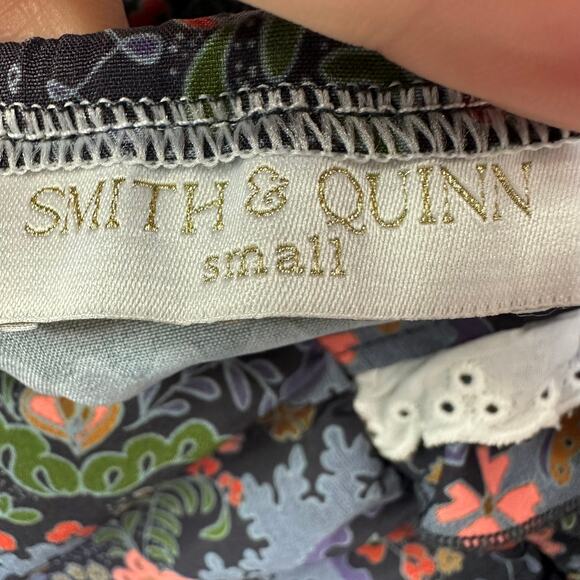 Smith & Quinn Mood Dress Cherry Bomb Print Ruffle Prairie Vibes Size small - Picture 4 of 10